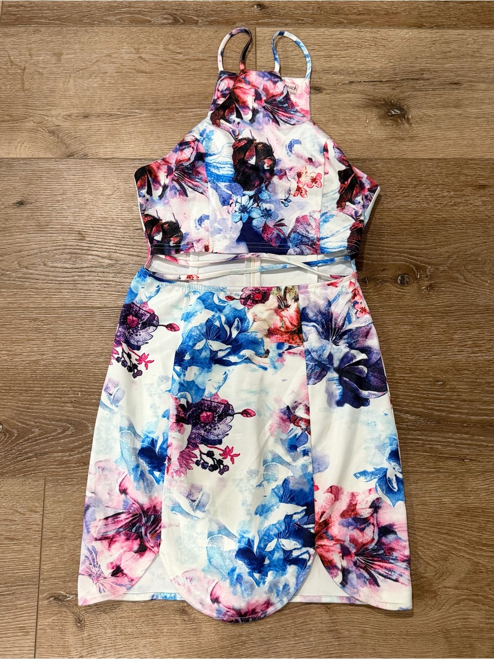Floral Print Mini Dress